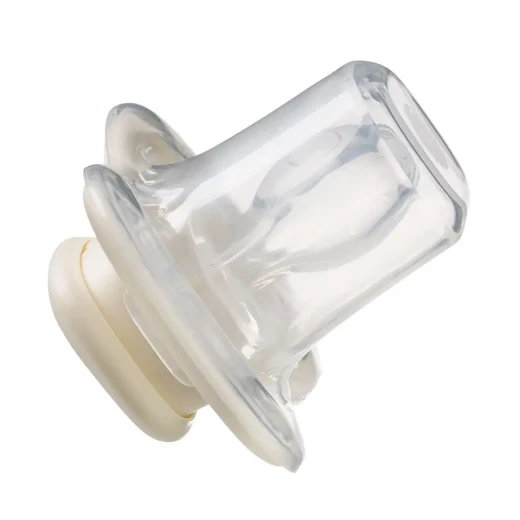 b.box Silicone Pacifiers 6m+, 2-Pack Sage/Vanilla, Orthodontic, Symmetrical Shape, BPA-Free with Protective Cover - B.Box - Image 6