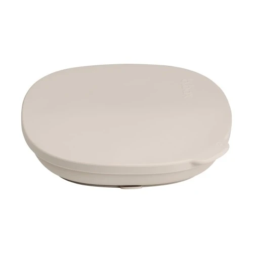 b.box Silicone Suction Plate with Lid for Babies and Toddlers, Divided Sections, Non-Slip Base, Leakproof Lid & Feeding Mat, Microwave, Dishwasher & Oven Safe, Latte - B.Box - Image 6