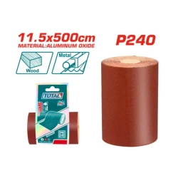 لفة ورق صنفرة TOTAL P240 مقاس 11.5 سم × 500 سم (TAC24065)