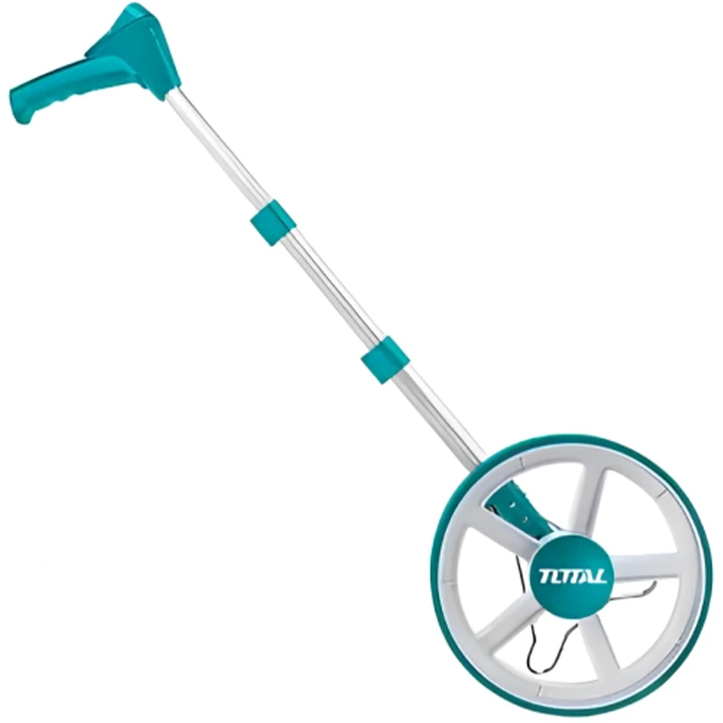 TOTAL Measuring Wheel (TMT19945), Durable Distance Measuring Tool with Clear Display, Foldable Handle & Ergonomic Grip for Indoor & Outdoor Use - Total