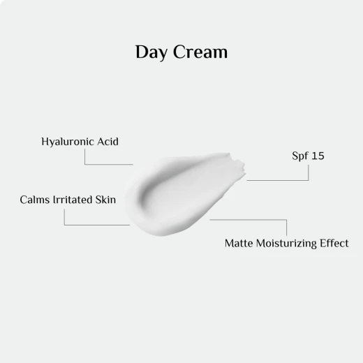 كريم النهار من اوشيا مع واقي شمس SPF15 يرطب ويحمي البشرة ويمنحها نضارة واشراقة طبيعية يومية - اوشيا - Image 2