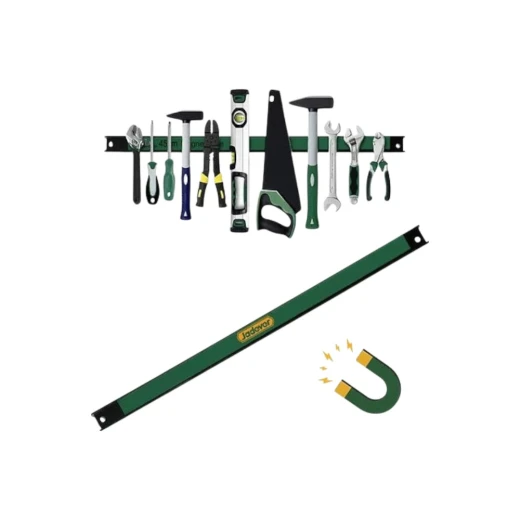 JADEVER Magnetic Tool Holder 45cm (JDHH1618, Strong Wall-Mounted Strip for Metal Tools, Space-Saving Organizer, Heavy-Duty Magnetic Rack for Garage or Workshop JADEVER Magnetic Tool Holder 45cm (JDHH1618, Strong Wall-Mounted Strip for Metal Tools, Space-Saving Organizer, Heavy-Duty Magnetic Rack for Garage or Workshop