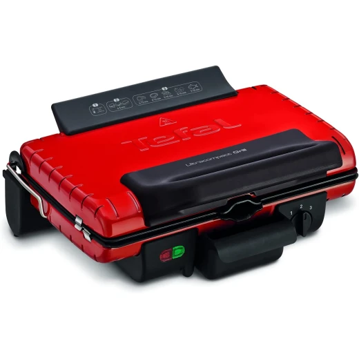 TEFAL Contact Grill |Ultracompact Grill| Adjustable Thermostat | 1700 W | 2 positions,Grill or Barbecue | Easy to clean | Removable dishwasher-safe juice... TEFAL Contact Grill |Ultracompact Grill| Adjustable Thermostat | 1700 W | 2 positions,Grill or Barbecue | Easy to clean | Removable dishwasher-safe juice...