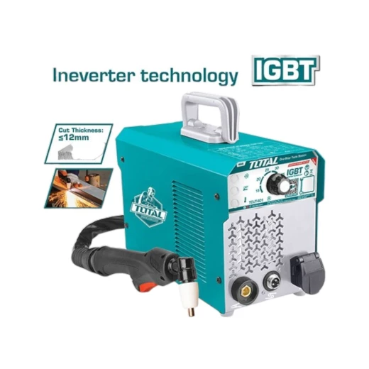 Total TCUT401 Inverter Plasma Cutter, 40AMP Output, Cuts Up to 20mm Thick Metals, Portable, Precise & User-Friendly Total TCUT401 Inverter Plasma Cutter, 40AMP Output, Cuts Up to 20mm Thick Metals, Portable, Precise & User-Friendly