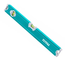 Total 60cm Spirit Level, Durable & Lightweight with High-Visibility Vials for Accurate Horizontal & Vertical Alignment