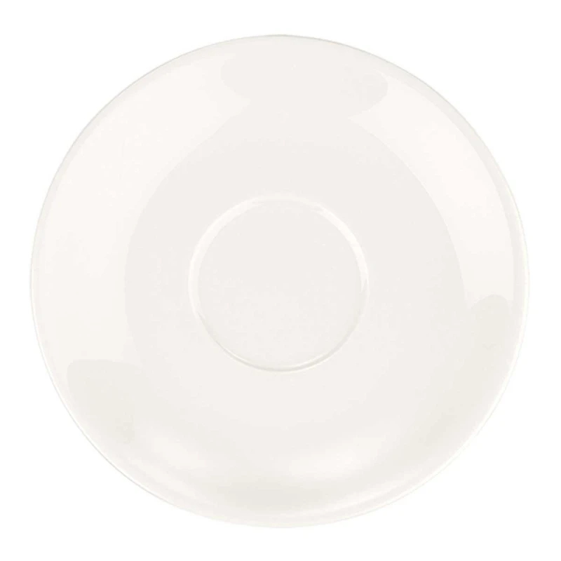 Bonna Elegant White Saucer for 250ml Cup , Perfect Design for Stylish Coffee & Tea Presentation - Bonna