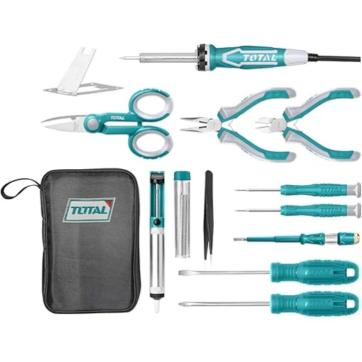 Total TKTTSK Telecom Tools Set - 13 Piece Kit for Telecom Professionals
