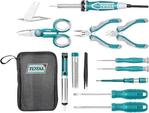 Total TKTTSK Telecom Tools Set - 13 Piece Kit for Telecom Professionals - Total