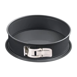 قالب كيك بقطر 28 سم , مصنوع من الفولاذ المطلي بالسيراميك غير اللاصق مع قاعدة مانعة للتسرب وتوزيع حراري متساوٍ من دبليو ام اف