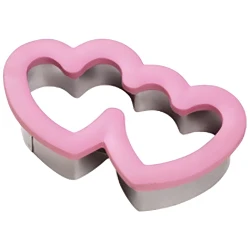 WMF Lots of Love Double Heart Cookie Cutter, Add a Romantic Touch to Your Baking
