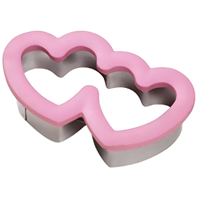 WMF Lots of Love Double Heart Cookie Cutter, Add a Romantic Touch to Your Baking - WMF