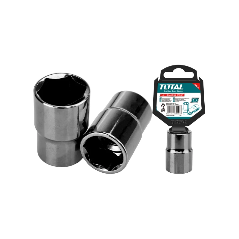 Total Hexagonal Socket 12mm 1/2 Inch Drive for Various Applications - Total