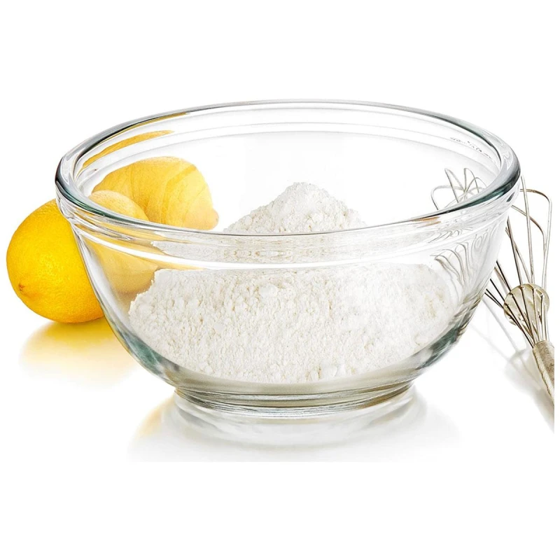 Libbey Clear Glass Mixing Bowl 20.5cm Diameter , 1.95L Capacity , Ideal for Modern Kitchens - Libbey