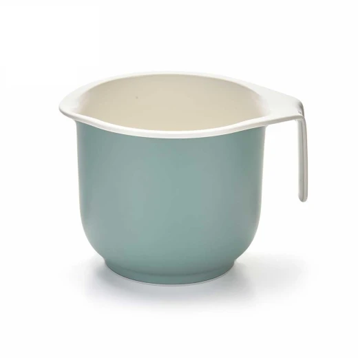 Guzzini Sage Green Mixing Bowl , 3L Capacity , Practical & Eco-Friendly Design Guzzini Sage Green Mixing Bowl , 3L Capacity , Practical & Eco-Friendly Design