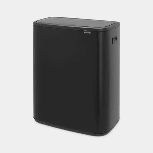 Brabantia Bo Touch Bin 60 Liter , Black, Practical & Space-Saving Design - Brabantia - Image 2