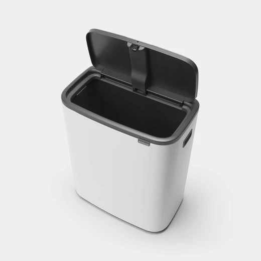 Brabantia Bo Touch Bin 60 Liter , White, Sleek & Space-Saving XXL Waste Bin - Brabantia - Image 3