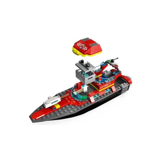 LEGO City Fire Rescue Boat 60373 Playset with Minifigures – Exciting Rescue Boat Toy for Kids - LEGO - Image 6