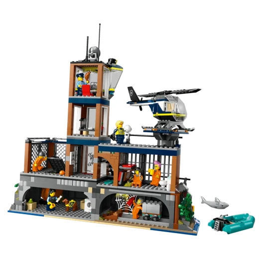 LEGO City Police Prison Island Set with 7 Minifigures – exciting police adventure playset for kids - LEGO - Image 3