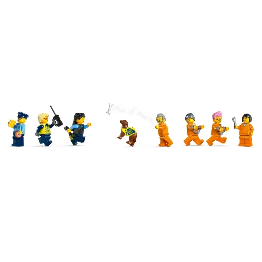 LEGO City Police Prison Island Set with 7 Minifigures – exciting police adventure playset for kids - LEGO - Image 7