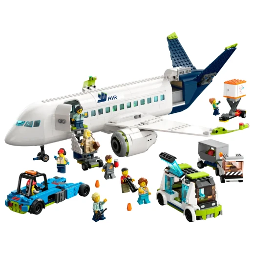 LEGO City Passenger Airplane Playset – airport-themed building toy with minifigures and accessories LEGO City Passenger Airplane Playset – airport-themed building toy with minifigures and accessories