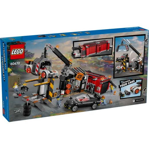 LEGO City Scrapyard with Cars Set 60472 – fun recycling and salvage playset for kids - LEGO - Image 3