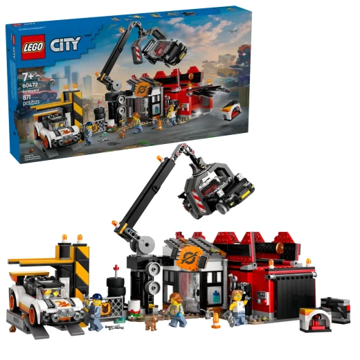 LEGO City Scrapyard with Cars Set 60472 – fun recycling and salvage playset for kids LEGO City Scrapyard with Cars Set 60472 – fun recycling and salvage playset for kids