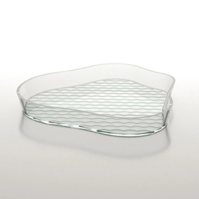 IVV Islands Round Serving Tray – 24cm Diameter, Light Blue Color, Modern Design Ideal for Everyday Use and Entertaining - IVV
