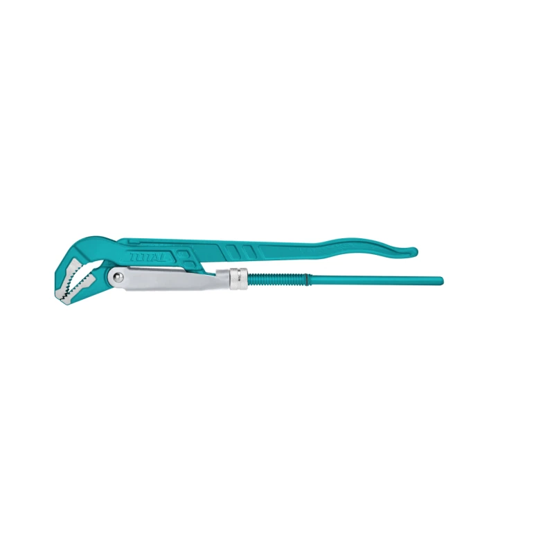 Heavy Duty Swedish Pipe Wrench 45 Degree Angle for Plumbing - Total