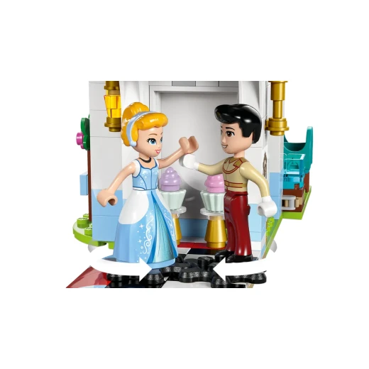 LEGO Disney Cinderella's Castle & Horse Carriage Set – Magical Princess Building Toy for Kids - LEGO - Image 4