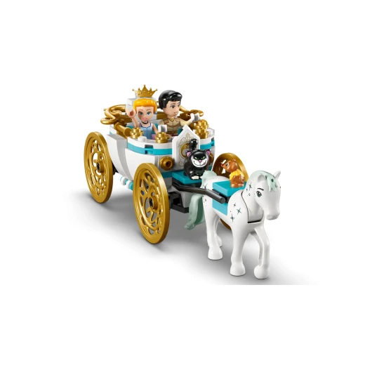 LEGO Disney Cinderella's Castle & Horse Carriage Set – Magical Princess Building Toy for Kids - LEGO - Image 5