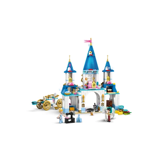 LEGO Disney Cinderella's Castle & Horse Carriage Set – Magical Princess Building Toy for Kids - LEGO - Image 3