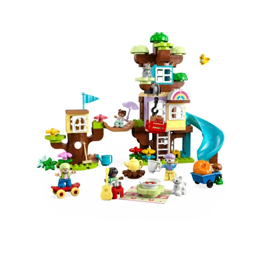 LEGO DUPLO 3in1 Tree House Set – Creative and Educational Toddler Toy for Fun Learning and Building - LEGO - Image 9