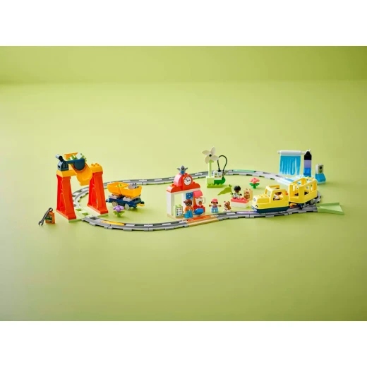 LEGO DUPLO Big Interactive Community Train Set – Educational Toddler Toy with Fun Learning Features - LEGO - Image 3