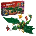LEGO NINJAGO Lloyd's Green Forest Dragon Set – Buildable Action Toy with 2 Minifigures for Kids - LEGO