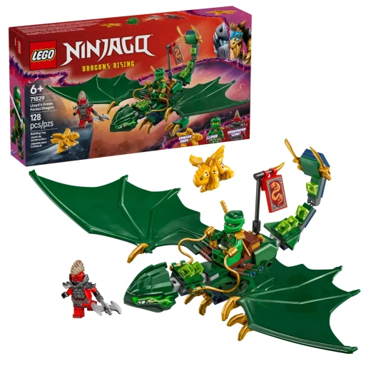 LEGO NINJAGO Lloyd's Green Forest Dragon Set – Buildable Action Toy with 2 Minifigures for Kids LEGO NINJAGO Lloyd's Green Forest Dragon Set – Buildable Action Toy with 2 Minifigures for Kids