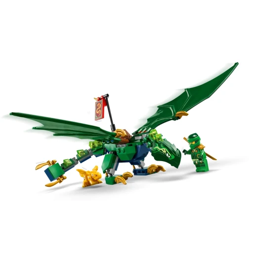 LEGO NINJAGO Lloyd's Green Forest Dragon Set – Buildable Action Toy with 2 Minifigures for Kids - LEGO - Image 7