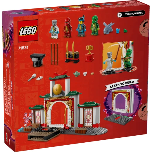 LEGO NINJAGO Ninja Spinjitzu Temple Set with 4 Minifigures – Buildable Action Play for Ninja Fans - LEGO - Image 4