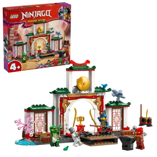 LEGO NINJAGO Ninja Spinjitzu Temple Set with 4 Minifigures – Buildable Action Play for Ninja Fans LEGO NINJAGO Ninja Spinjitzu Temple Set with 4 Minifigures – Buildable Action Play for Ninja Fans