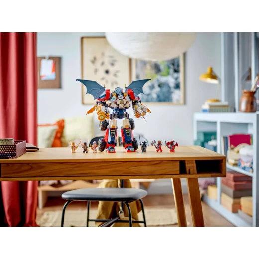 LEGO NINJAGO Zane's Ultra Combiner Mech 71834 Set – 4-in-1 Build with 6 Minifigures for Action Fans - LEGO - Image 4