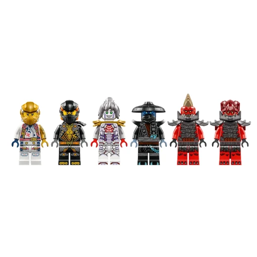 LEGO NINJAGO Zane's Ultra Combiner Mech 71834 Set – 4-in-1 Build with 6 Minifigures for Action Fans - LEGO - Image 5