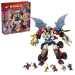 LEGO NINJAGO Zane's Ultra Combiner Mech 71834 Set – 4-in-1 Build with 6 Minifigures for Action Fans - LEGO