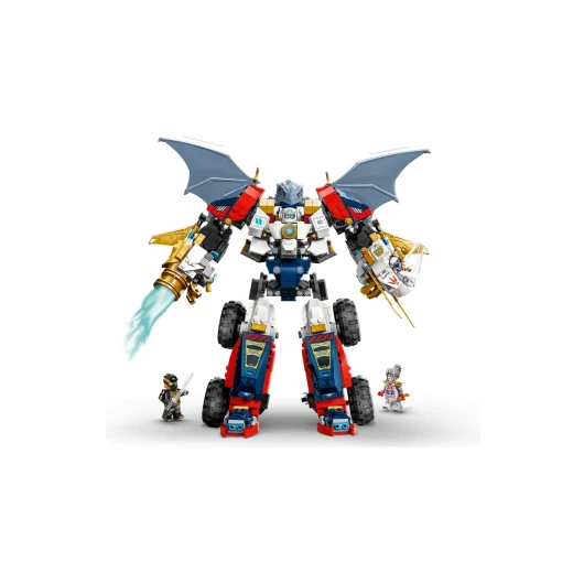 LEGO NINJAGO Zane's Ultra Combiner Mech 71834 Set – 4-in-1 Build with 6 Minifigures for Action Fans - LEGO - Image 10