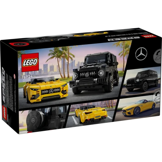 LEGO Speed Champions Mercedes‑AMG G 63 & SL 63 Car Set – Precision Builds for Luxury Car Enthusiasts - LEGO - Image 5