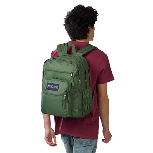 JanSport Big Student Backpack Cargo Green - Laptop Pocket 34 L - JanSport - Image 2