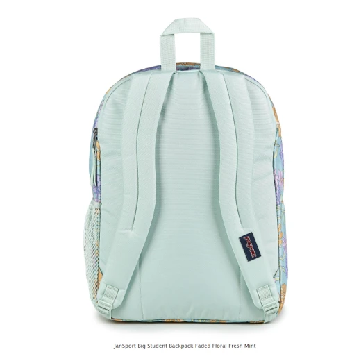 JanSport Big Student Backpack – Faded Floral Fresh Mint Design 34 l - JanSport - Image 2