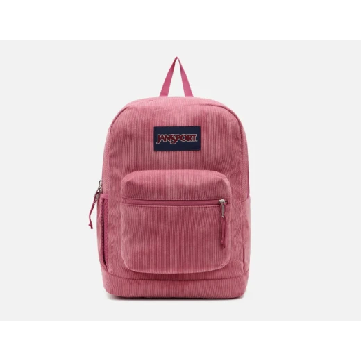 JanSport Cross Town Plus Backpack – Mauve Haze Corduroy School Bag JanSport Cross Town Plus Backpack – Mauve Haze Corduroy School Bag