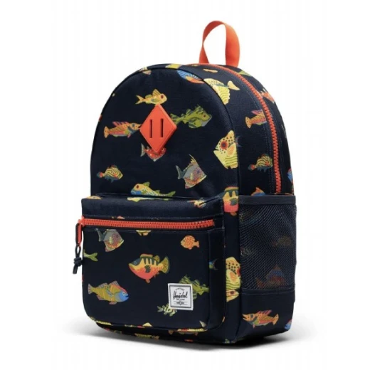 Herschel Heritage Kids Backpack – Something Fishy Print – Fun & Lightweight 15L School Bag for Kids - Herschel - Image 2
