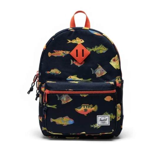 Herschel Heritage Youth Backpack – Something Fishy Design – 26L School & Activity Bag Herschel Heritage Youth Backpack – Something Fishy Design – 26L School & Activity Bag