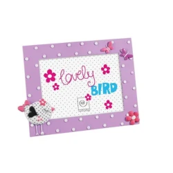 Mascagni Photo Frame 13x18cm Pink Metal - Baby Picture Frame