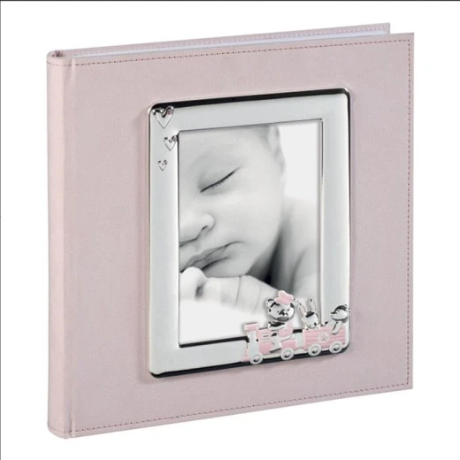 Mascagni Baby Photo Frame 13x18cm Pink - Baby Keepsake Mascagni Baby Photo Frame 13x18cm Pink - Baby Keepsake